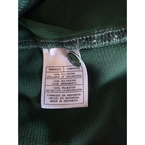 Nike Polo Shirt Men Large Green Baylor University NCAA FIT DRY Logo - Picture 5 of 5